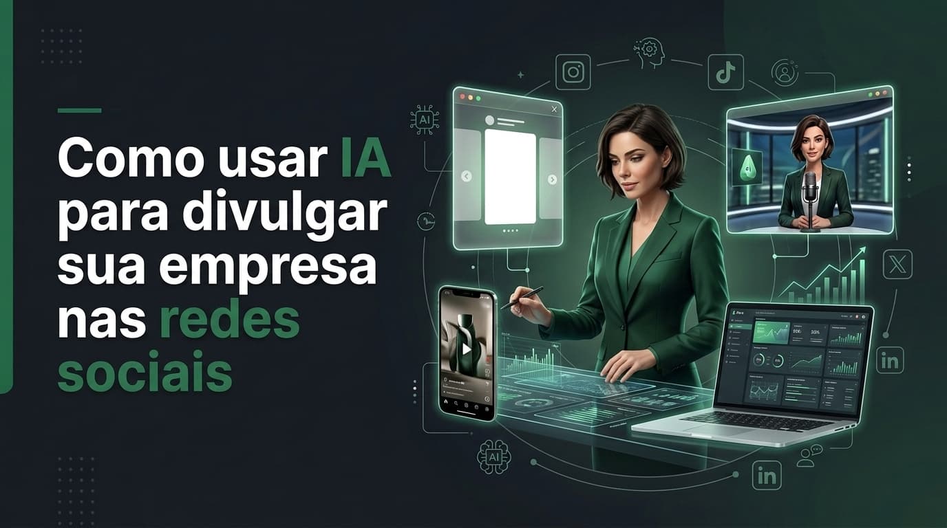 Como usar IA para divulgar sua empresa nas redes sociais